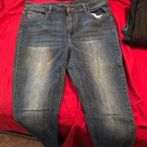 Rue 21 high waisted blue jeans